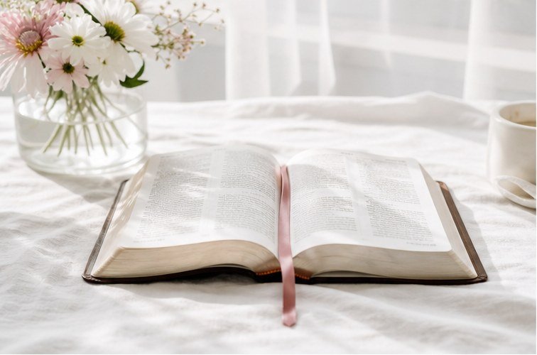 Open Bible for featured devotional reading